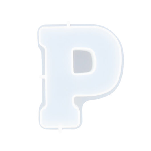 Picture of letter P silicone rubber mould
