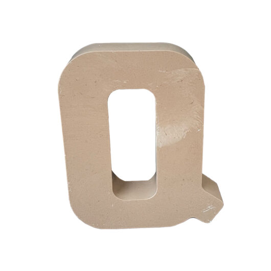 Picture of letter Q silicone rubber mould