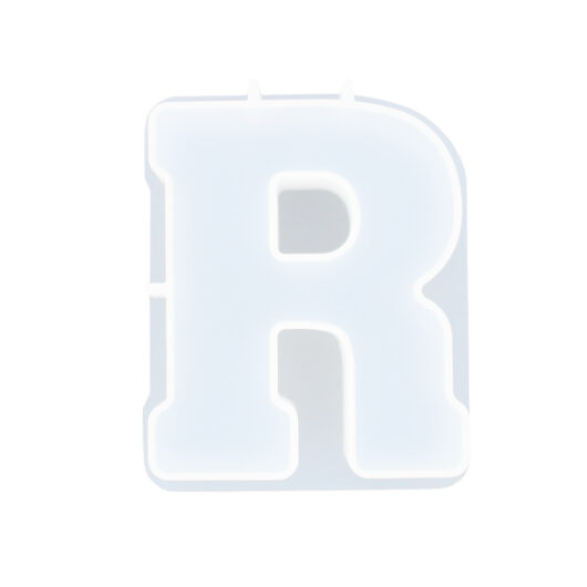 Picture of R letter silicone mould