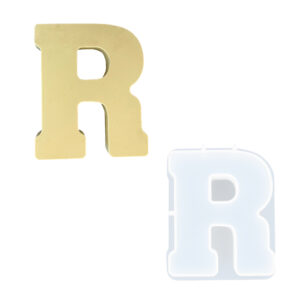Picture of R letter silicone mould
