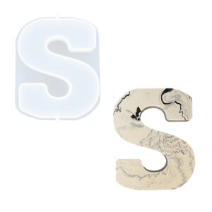 Picture of S letter silicone mould