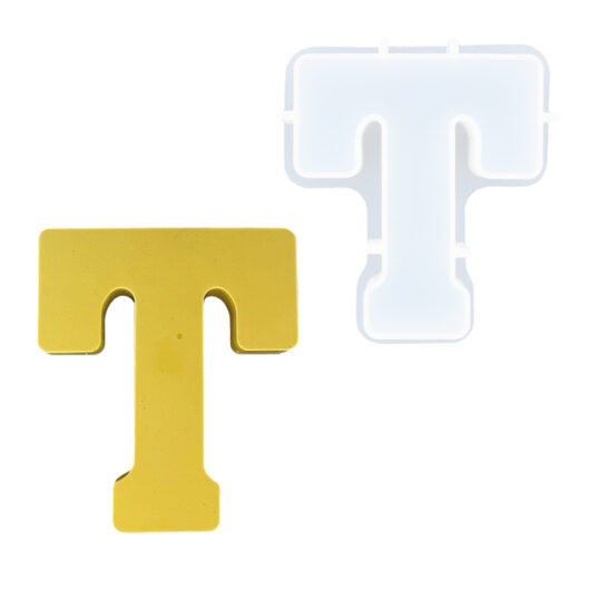 Picture of T letter silicone mould