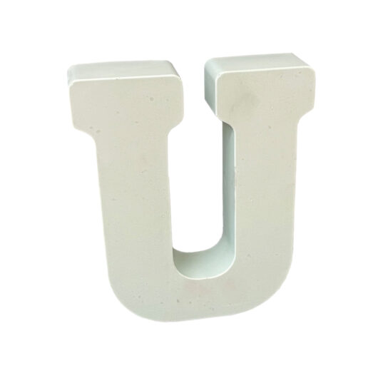 Picture of U letter silicone mould