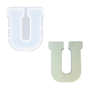 Picture of U letter silicone mould