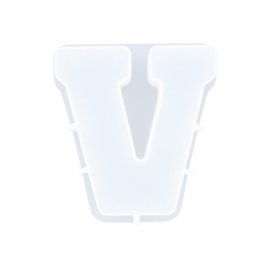 Picture of V letter silicone mould