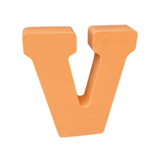 Picture of V letter silicone mould