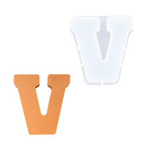 Picture of V letter silicone mould