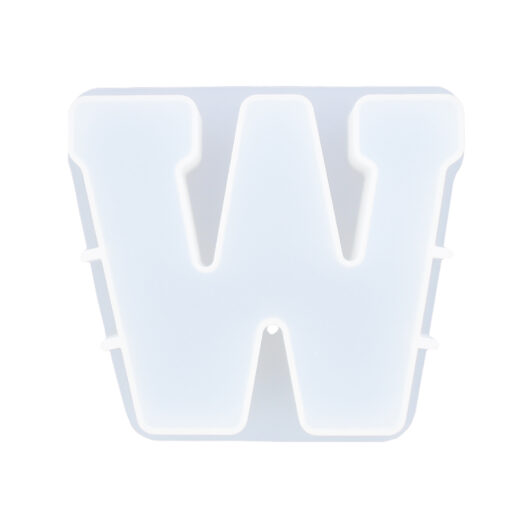 Picture of W letter silicone mould