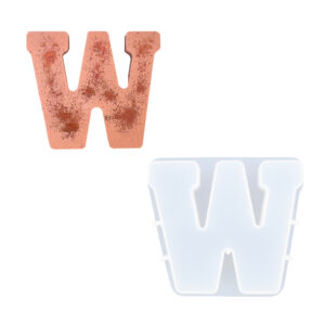 Picture of W letter silicone mould