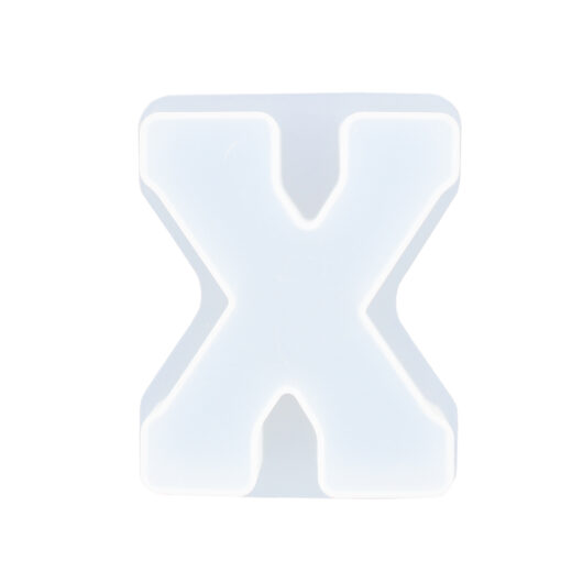 Picture of X letter silicone mould