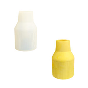 End vessel and mould side by side