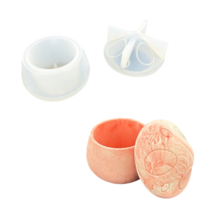 End vessel and mould side by side