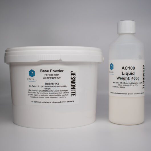 Picture of a 1.4kg kit of Jesmonite AC100