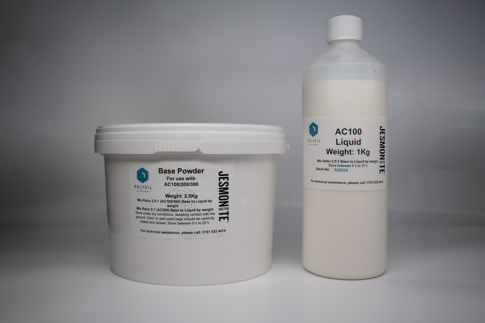 Picture of a 3.5kg kit of Jesmonite AC100