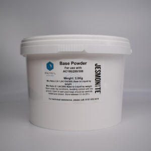 Picture of a 2.5kg tub of Jesmonite AC100 powder