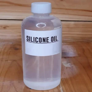 bottle of silicone oil