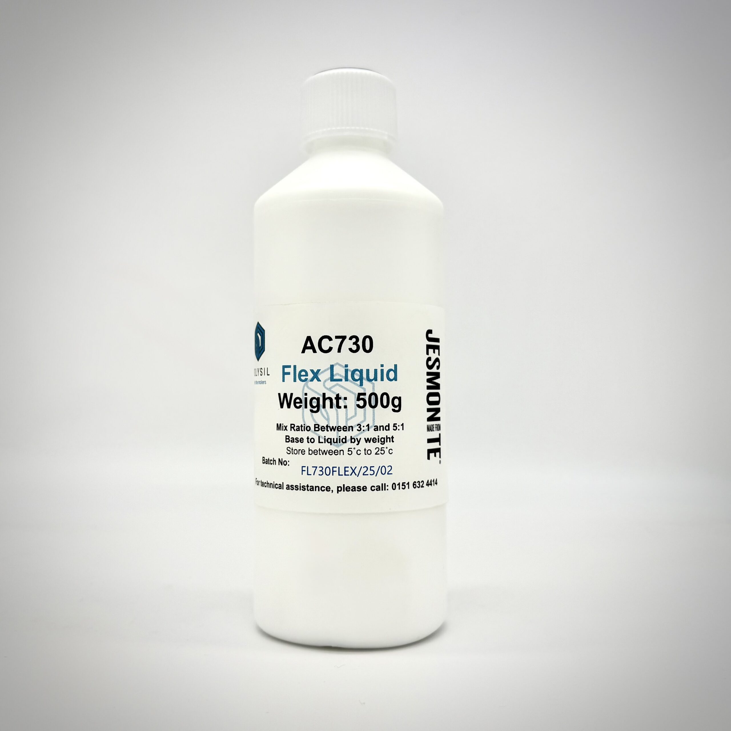 500g bottle of AC730 flex liquid