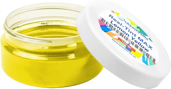 resi-tint pigment in lemon yellow