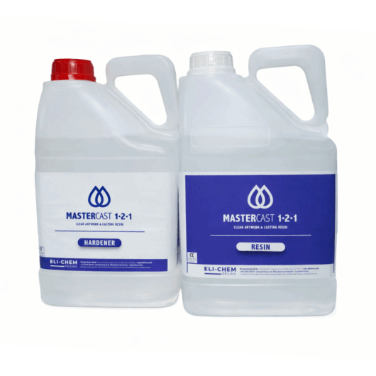 2 bottles of resin that make a 10KG kit