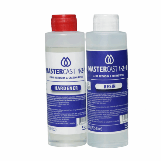 2 bottles of resin that make a 400g kit