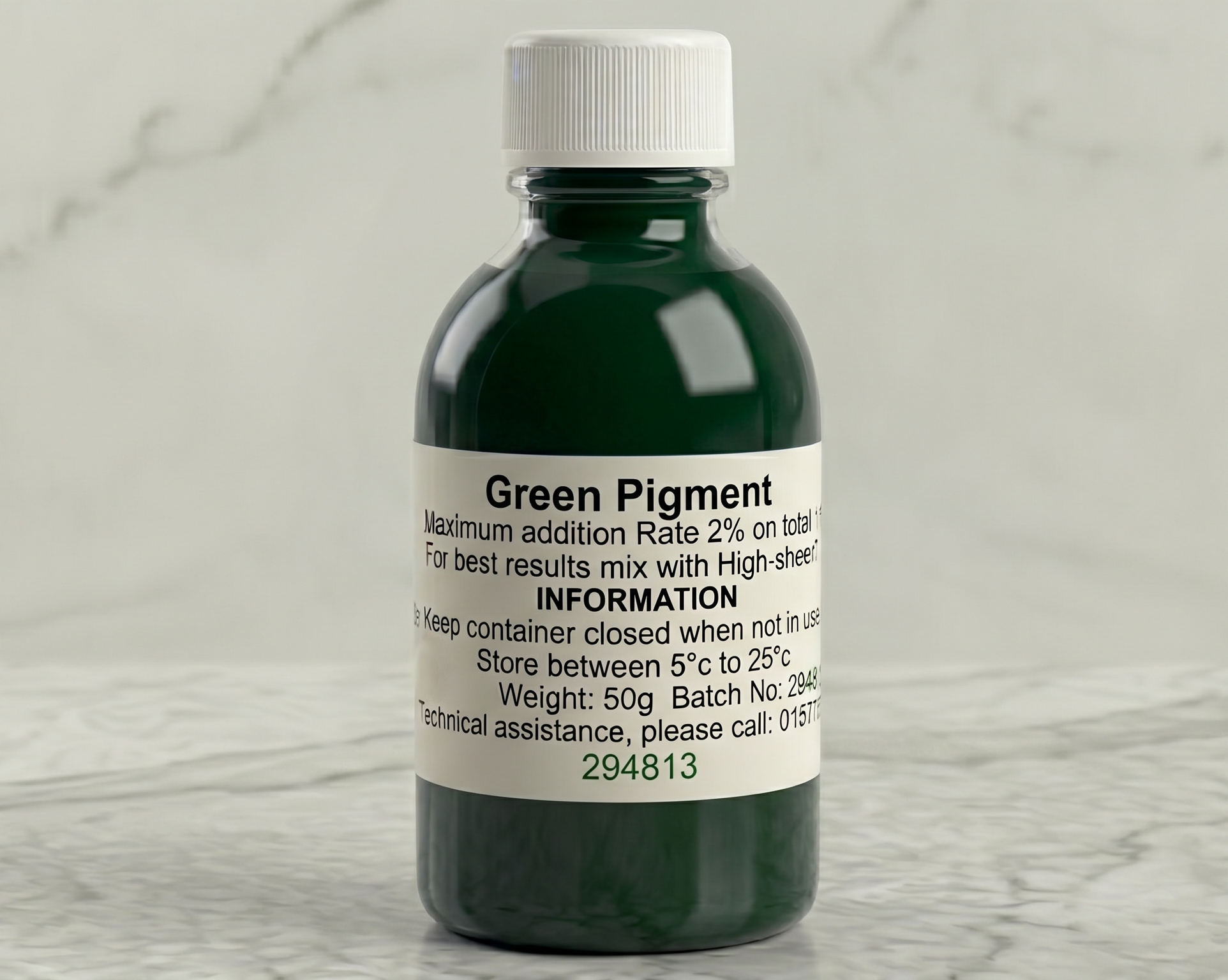 green 50g jesmonite pigment