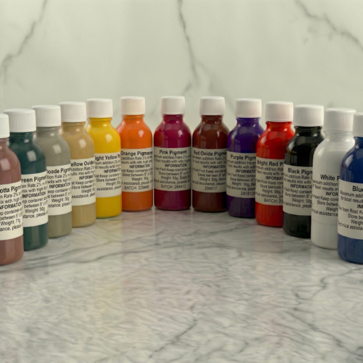 Pack of 13 Jesmonite pigments 50g