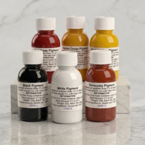 Pack of 6 natural Jesmonite pigments