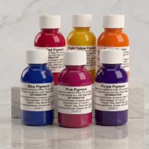 Pack of 6 sunset vibes Jesmonite pigments